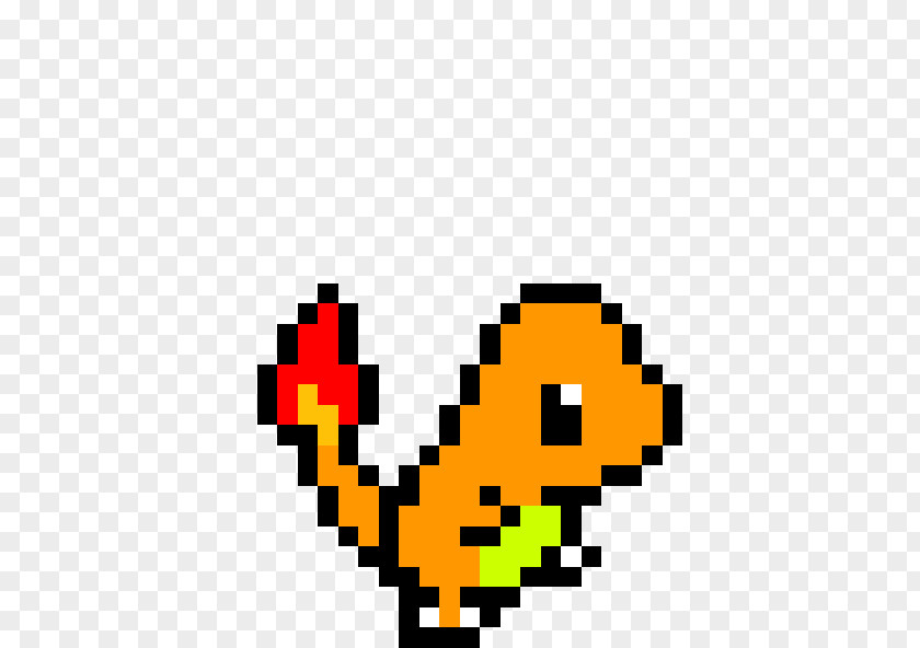 Pikachu Misty Charmander Pixel Art PNG