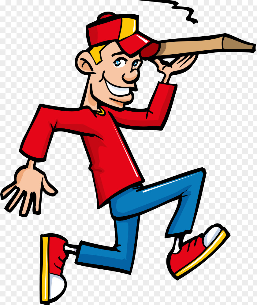 Pizza Vector Waiter Delivery Clip Art PNG