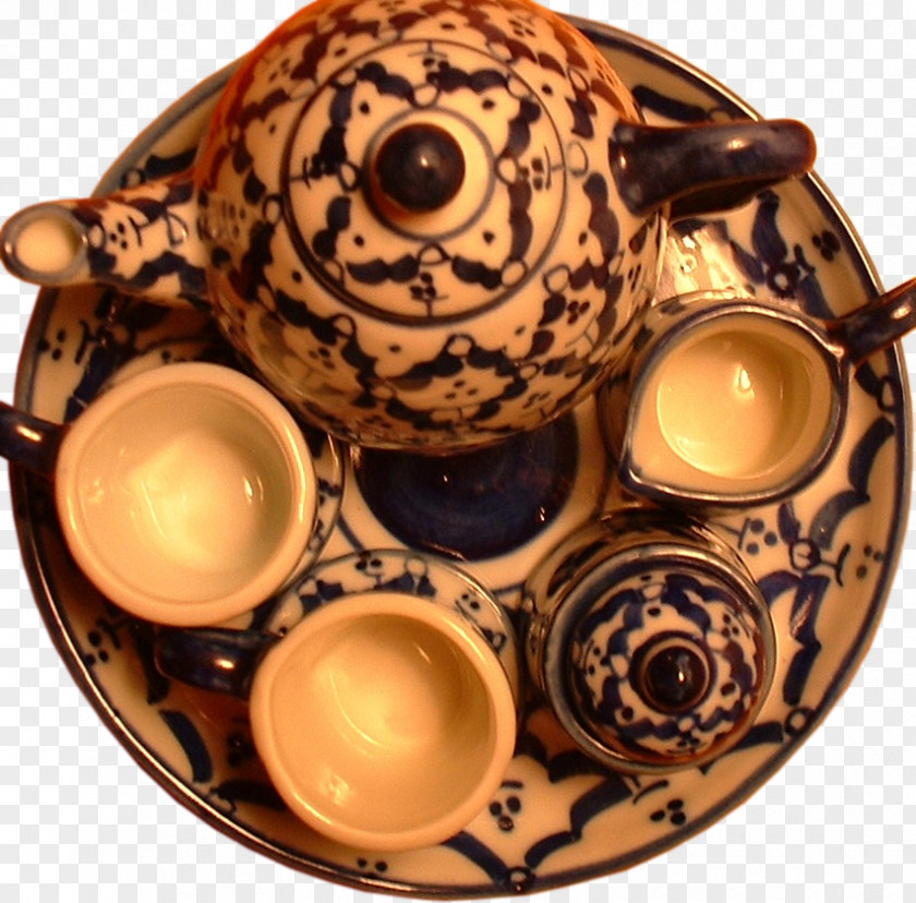 Sets Tea Set Tableware Yellow Party PNG