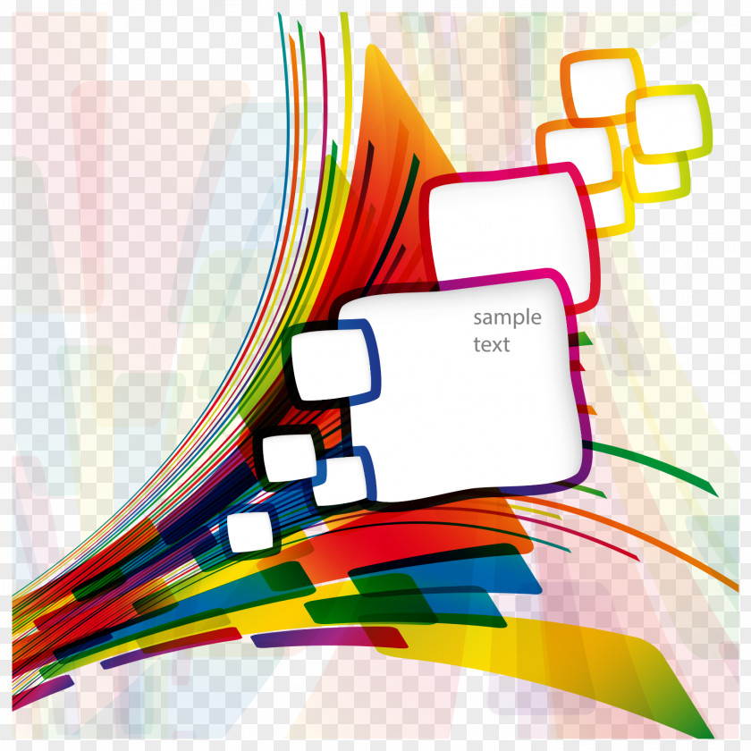 Abstract Line Vector PNG