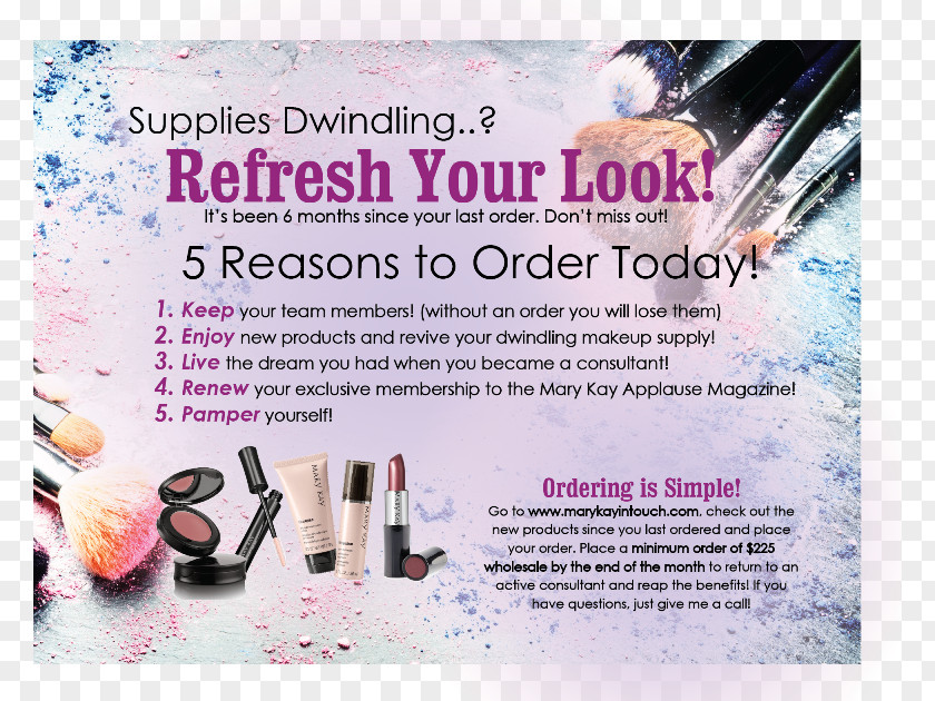 Beside Flyer Mary Kay Cosmetics Skin Beauty Expense PNG