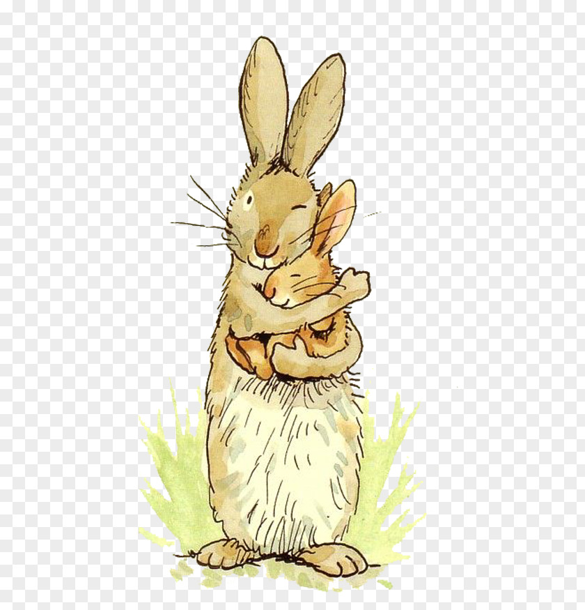 Bunny Hug Guess How Much I Love You The Adventures Of Little Nutbrown Hare Greeting Card Valentines Day Rabbit PNG