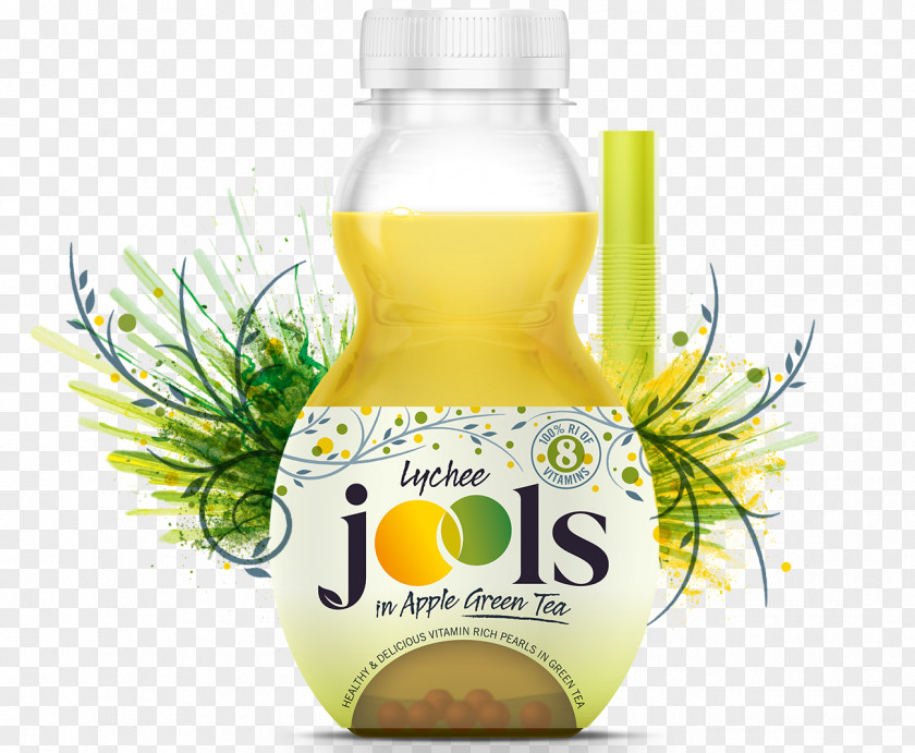 Green Tea Fruit Juice Bubble PNG