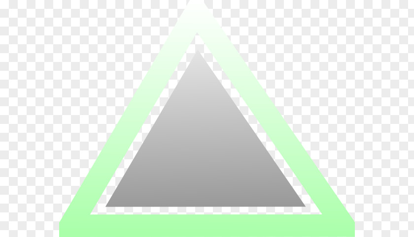 Green Triangle Font PNG