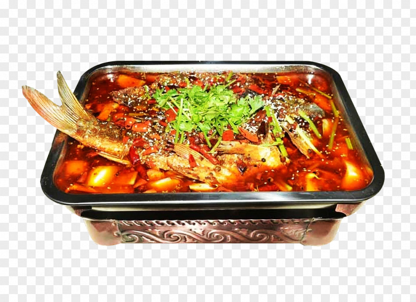 Roast Fish Hot Pot Roasting Sichuan Cuisine Grilling PNG