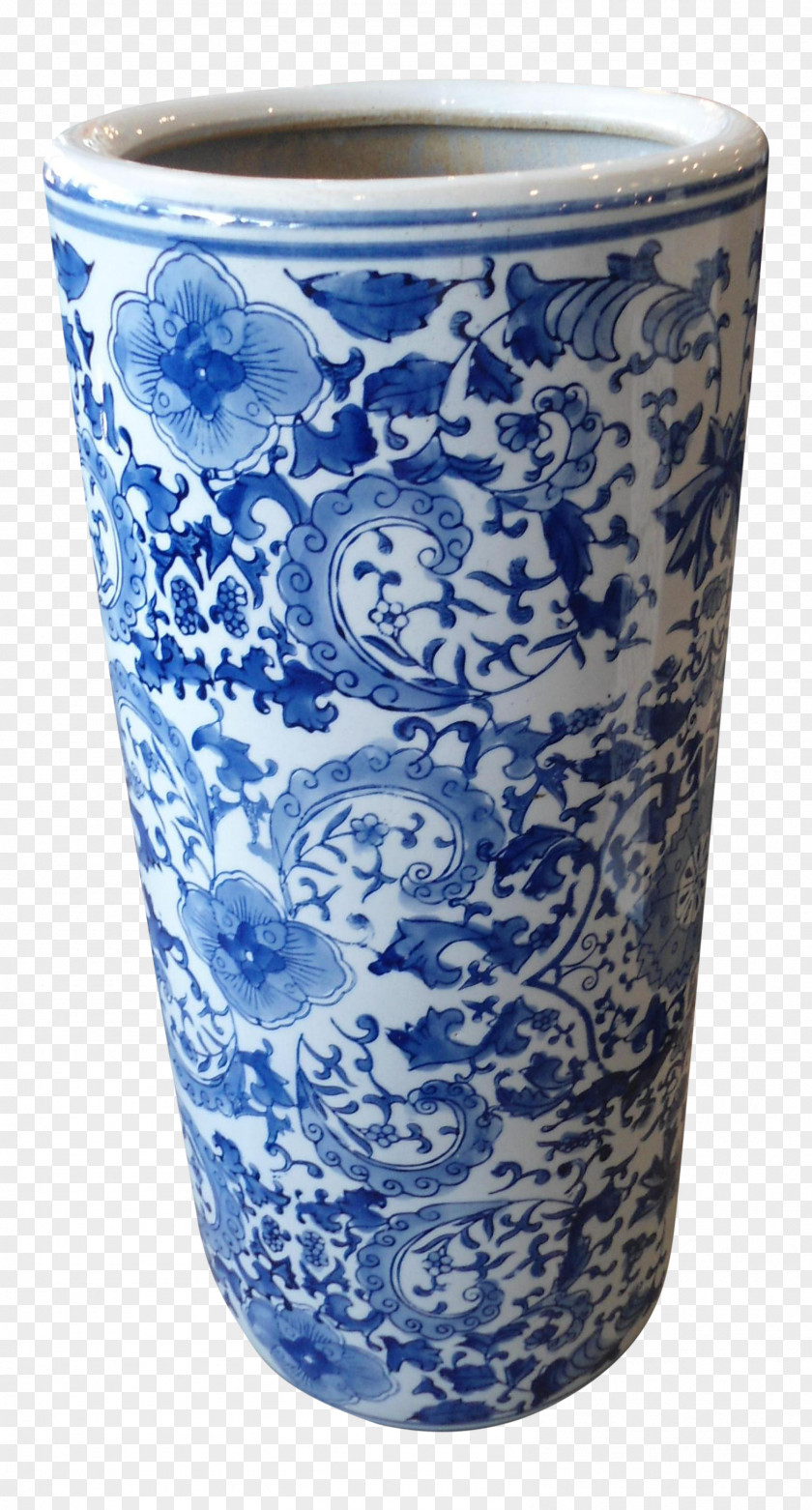 The Blue And White Porcelain Vase Pottery Ceramic Cobalt Glass PNG