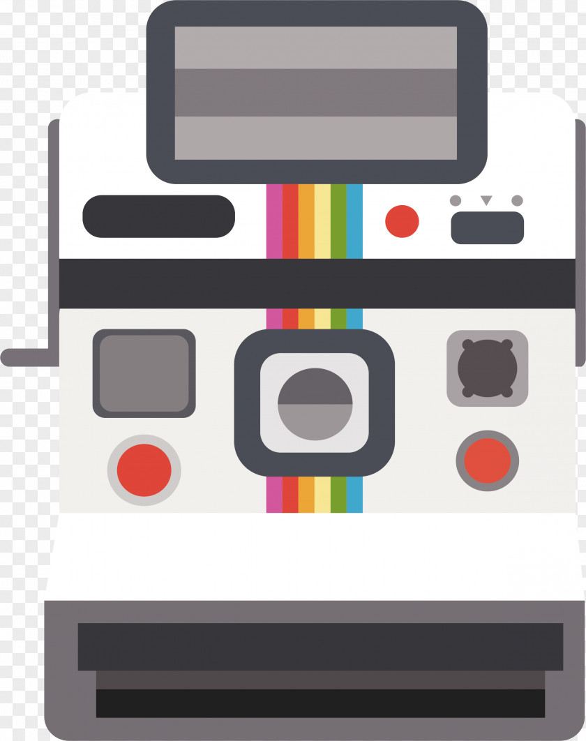 White Polaroid Camera Instant Corporation PNG