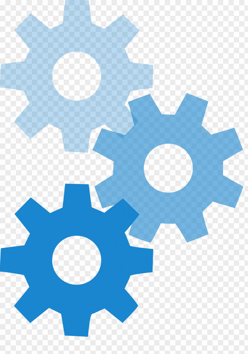 BLUE CIRCLE Gear Clip Art PNG