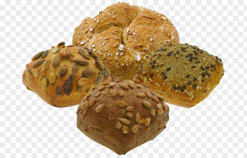 Bun Rye Bread Small Brown PNG