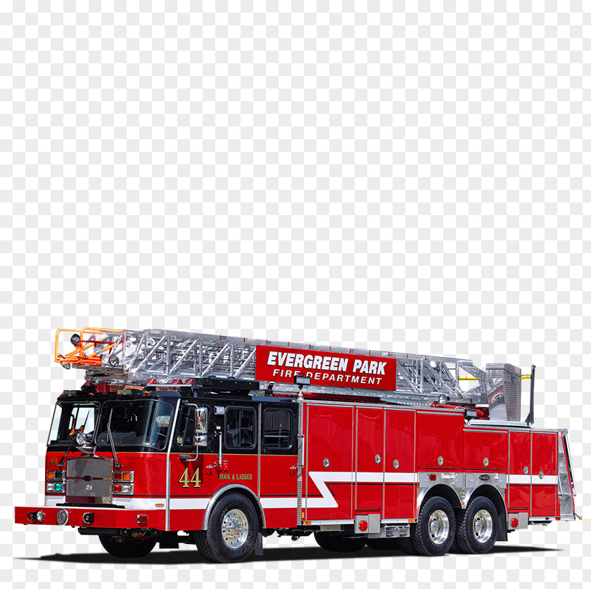Car Fire Engine Department E-One Ladder PNG