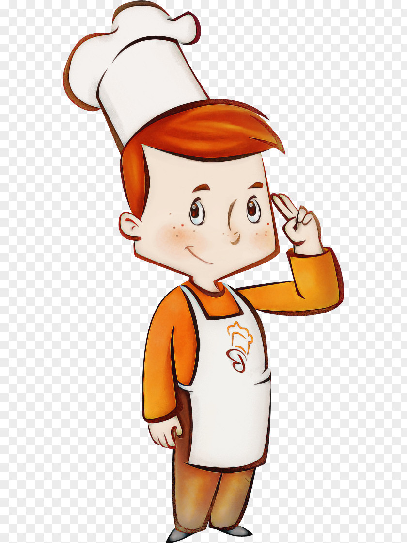 Cartoon Cook Pleased Finger PNG