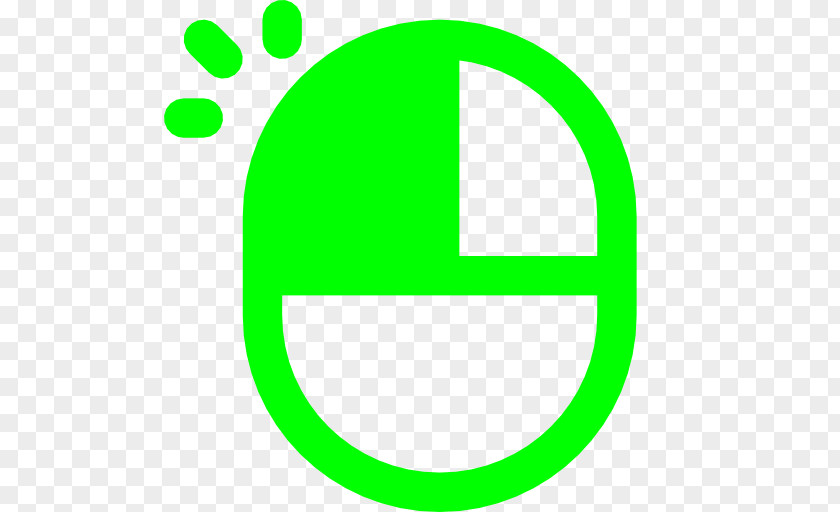 Lime Computer Mouse Pointer Button Point And Click PNG