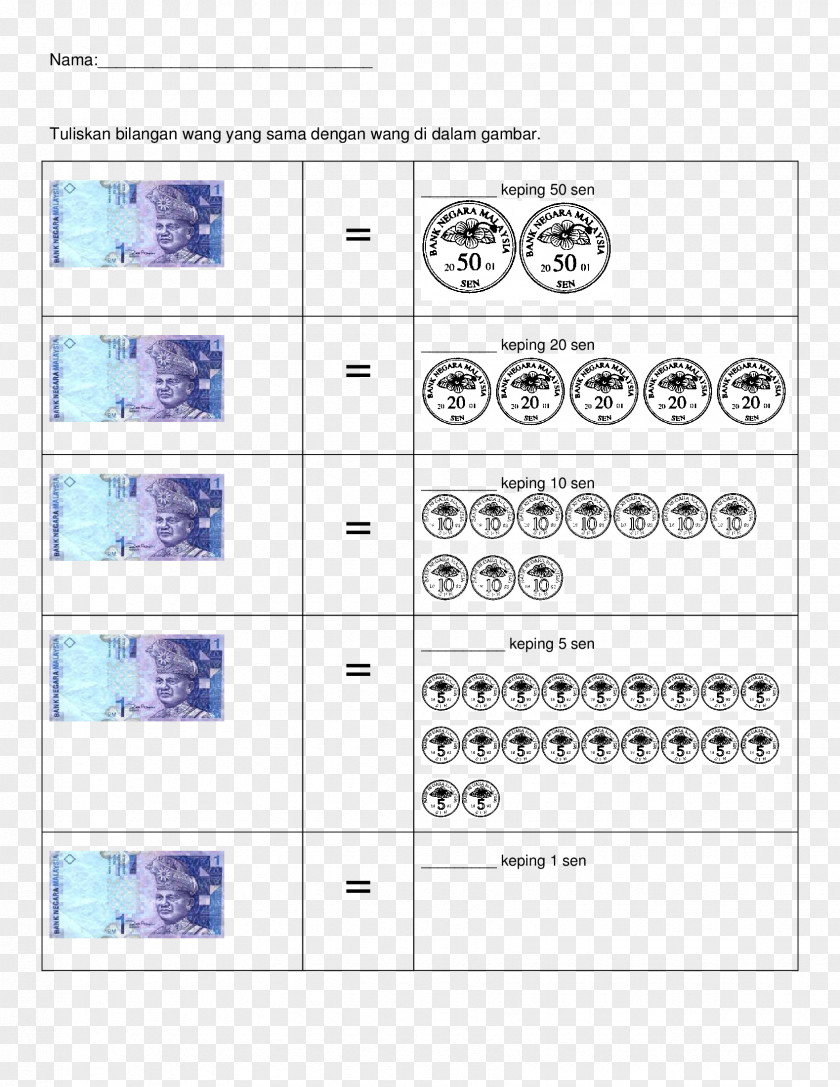 Malaysian Ringgit Mathematics PDF Doc Pattern PNG