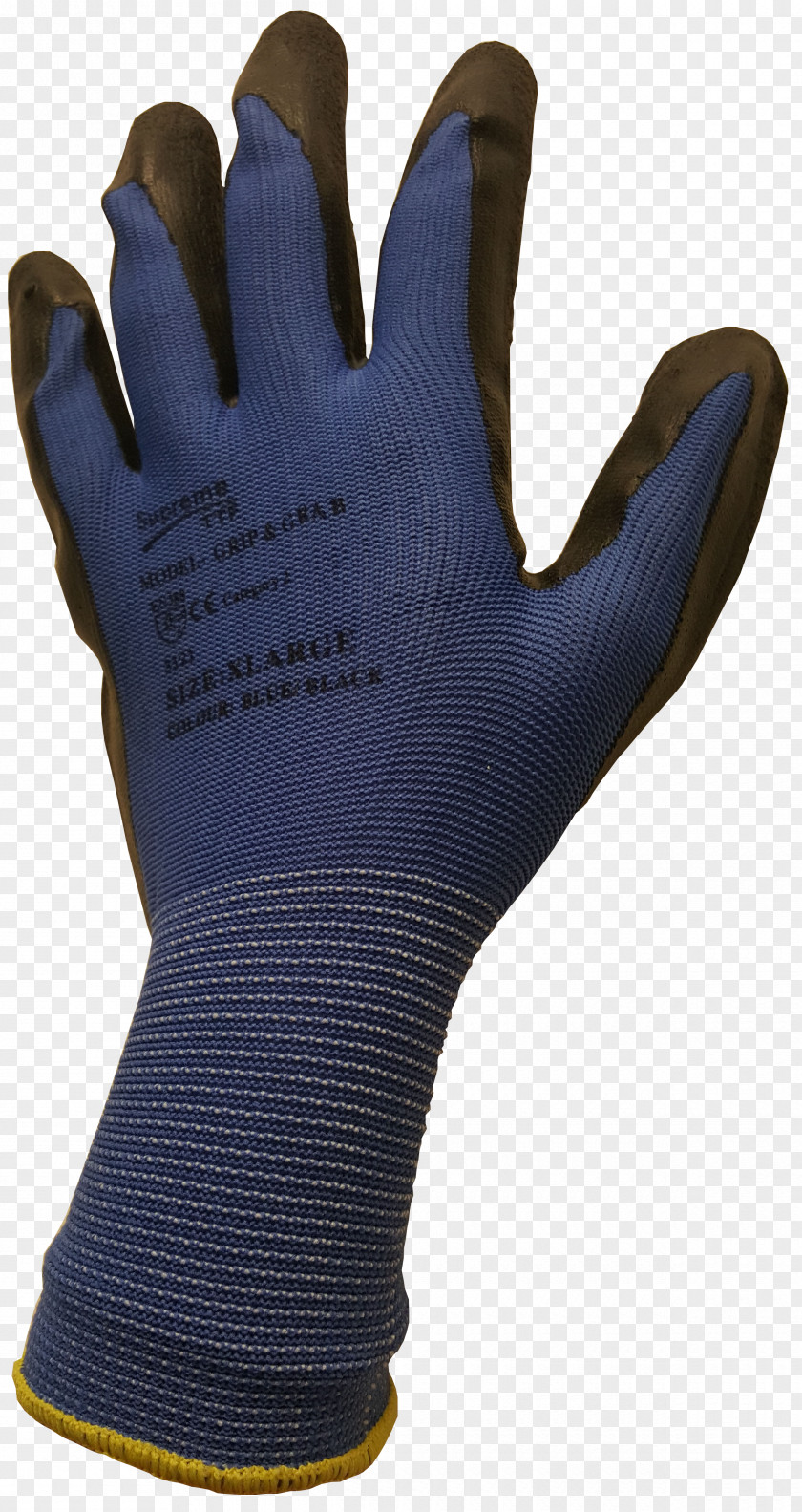 Rubber Glove Cobalt Blue PNG