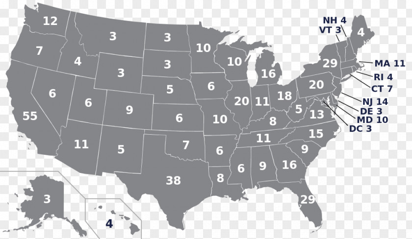 United States US Presidential Election 2016 Election, 2008 Electoral College PNG