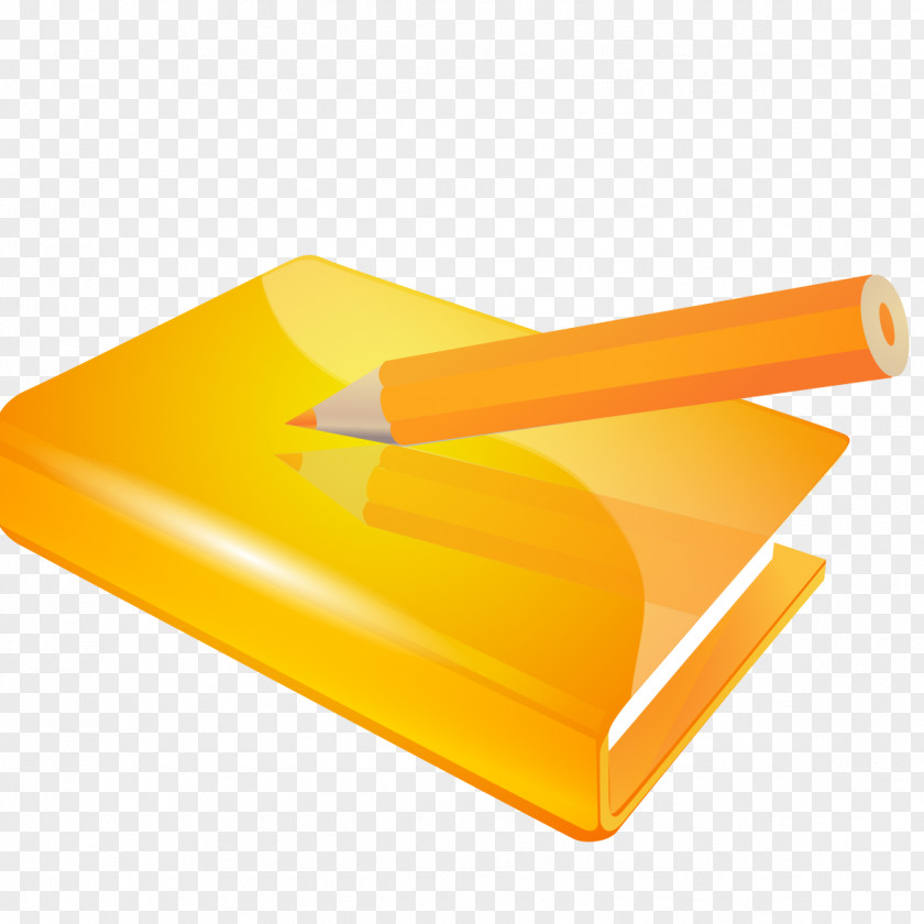 Yellow Book Books PNG