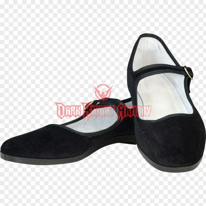 Black Velvet Suede Shoe Boot Footwear PNG