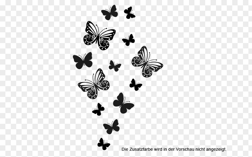 Butterfly Tattoo Insect Body Jewellery Font PNG