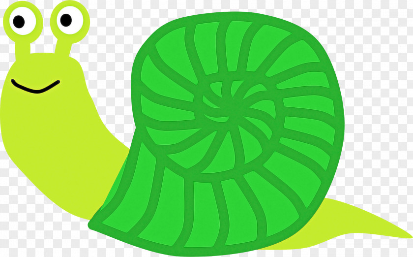 Green Leaf Snail Snails And Slugs PNG