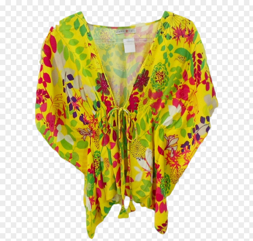 Hippie Chic Sleeve Blouse Outerwear PNG