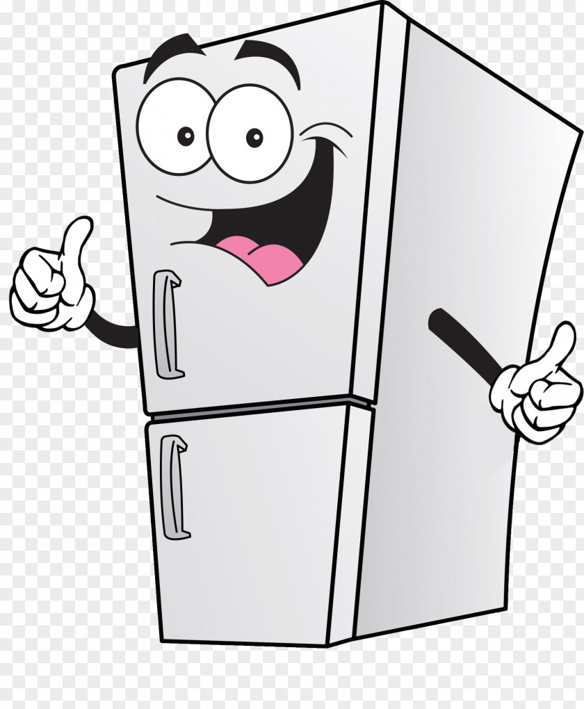 Refrigerator Cartoon Clip Art PNG