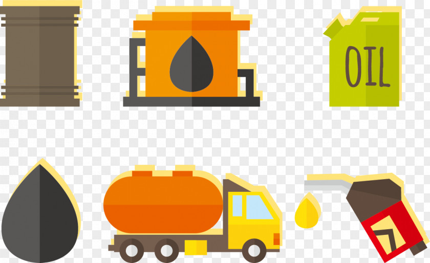 Vector Oil Transport Petroleum Gasoline PNG