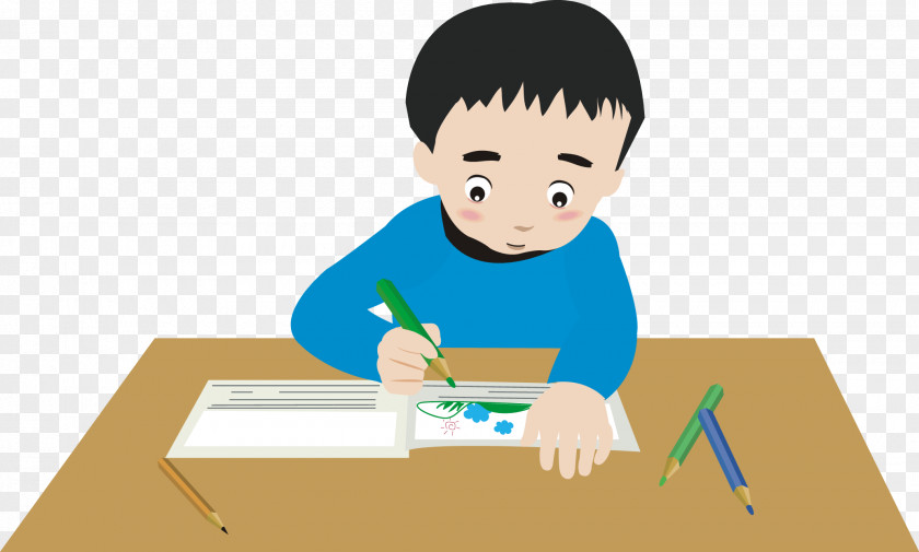 Write The Work Of Learning Children Student Estudante Clip Art PNG