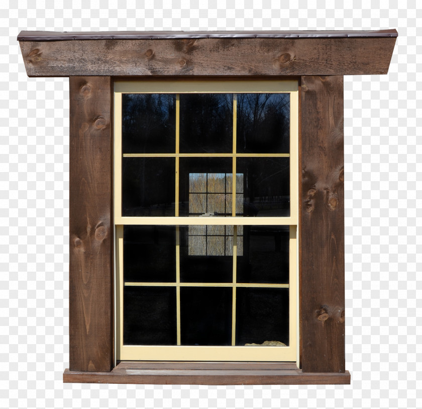 Cabin Window Blinds & Shades Log House Wood PNG