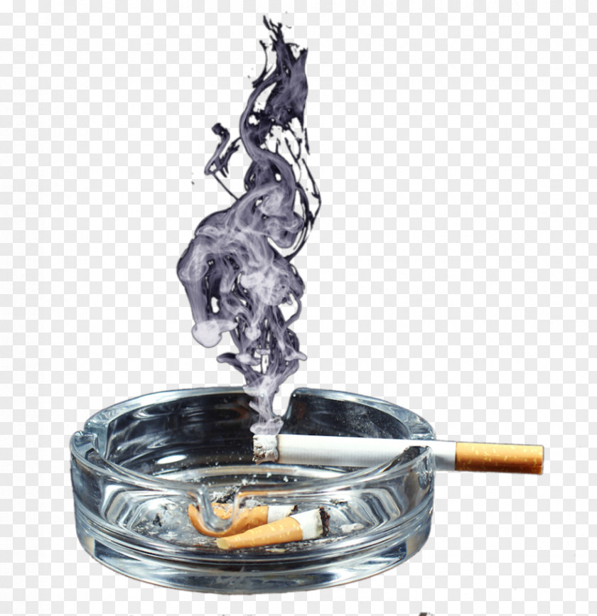 Cigarettes Ashtray Cigarette Tobacco Smoking PNG