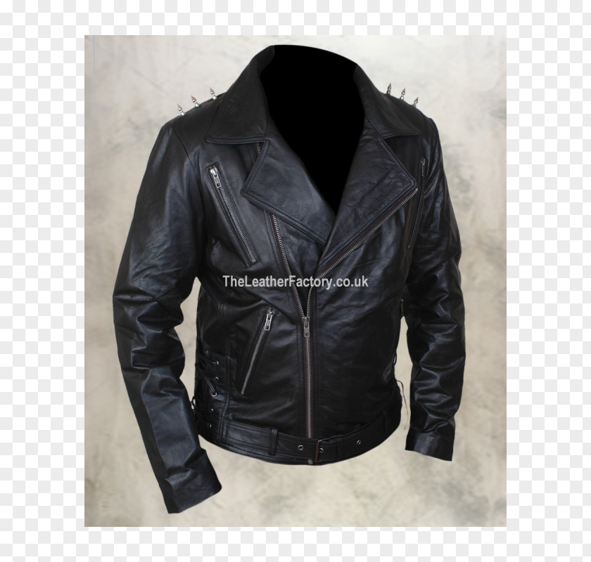 T-shirt Leather Jacket Johnny Blaze Ghost PNG