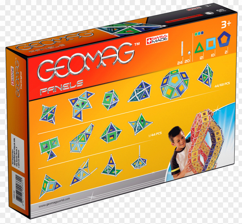 Toy Geomag Construction Set Architectural Engineering Game PNG