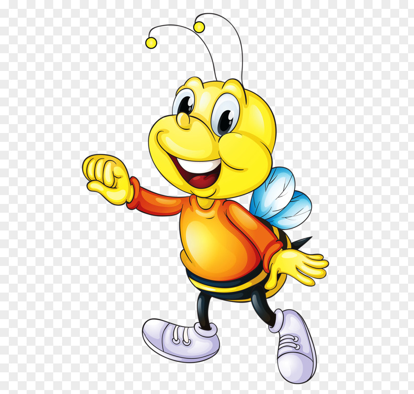 Bee Honey Clip Art Image Illustration PNG