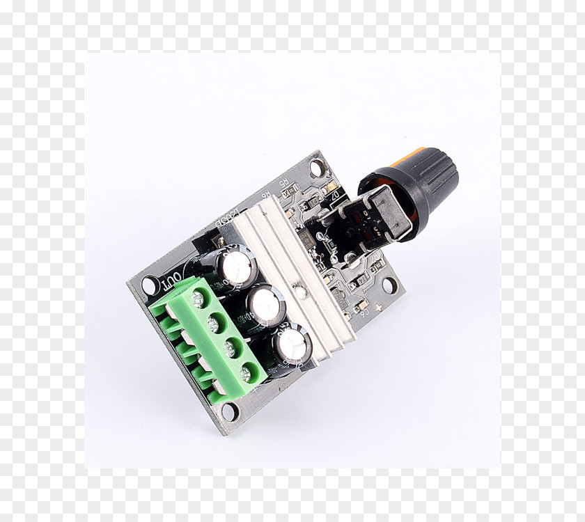 Brushless DC Electric Motor Electronic Speed Control Component PNG