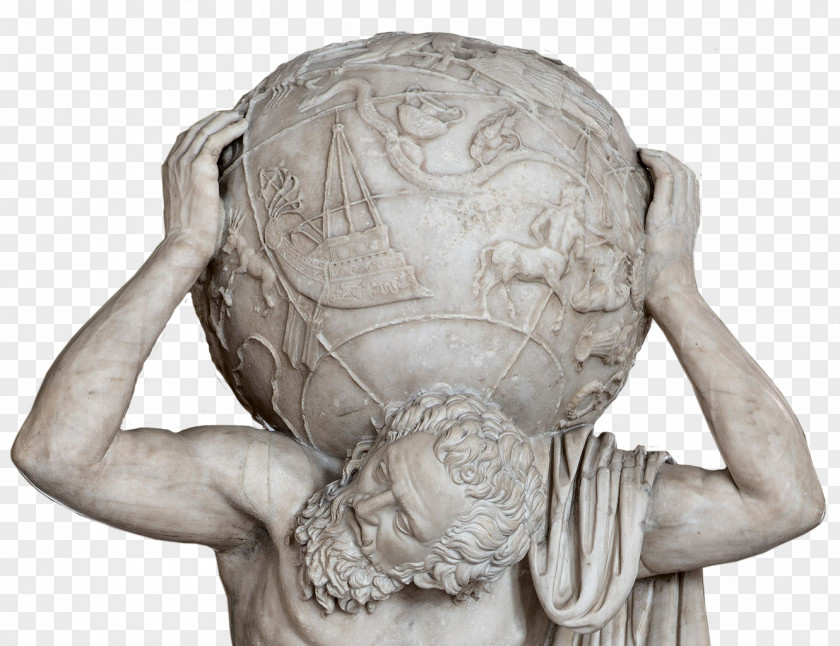 Farnese Atlas Ancient Greece Greek Mythology Sculpture PNG