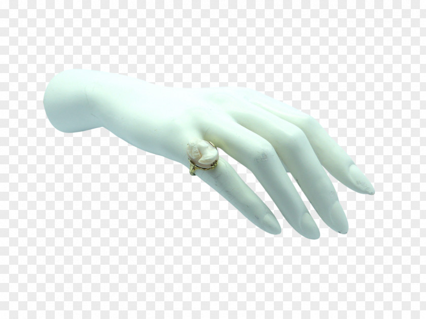 Hand Thumb Medical Glove Model PNG