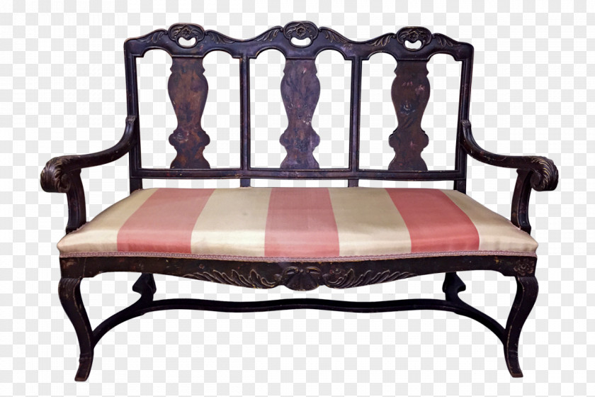 Queen Anne Style Furniture Table Antique Couch Bench PNG