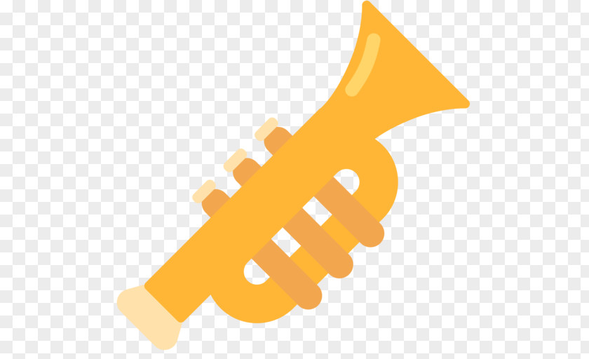 Emoji Trumpet Musical Instruments Brass SMS PNG