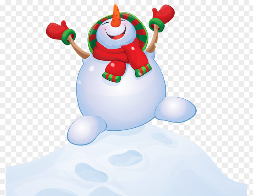 Happy Snowman Clip Art PNG