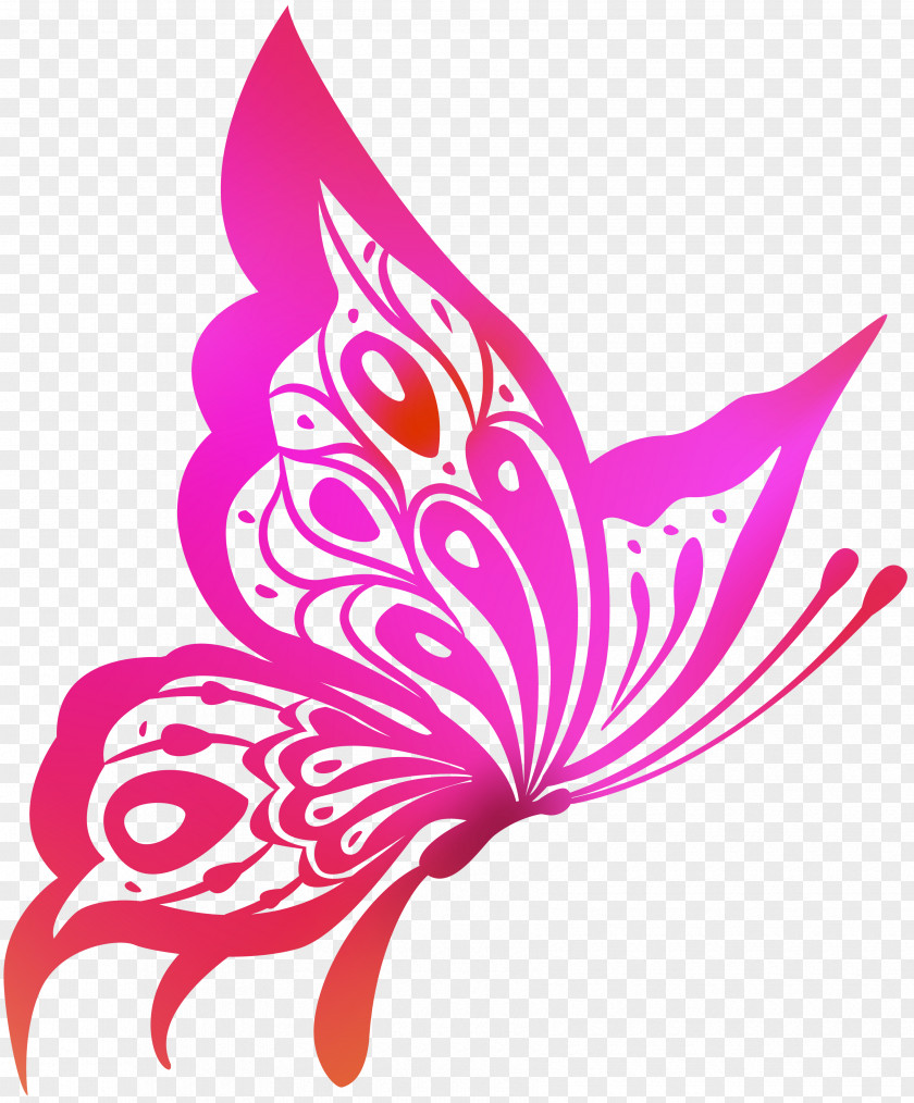 Pink Butterfly Desktop Wallpaper Clip Art PNG