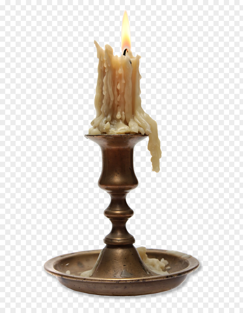 Brass Candlestick Chart Stock Photography PNG