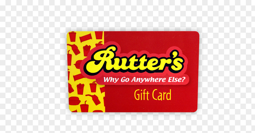 Certificate Gift Card Rutter's Rewards Money PNG