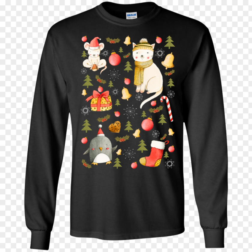 Christmas Jumper Long-sleeved T-shirt Hoodie Clothing PNG