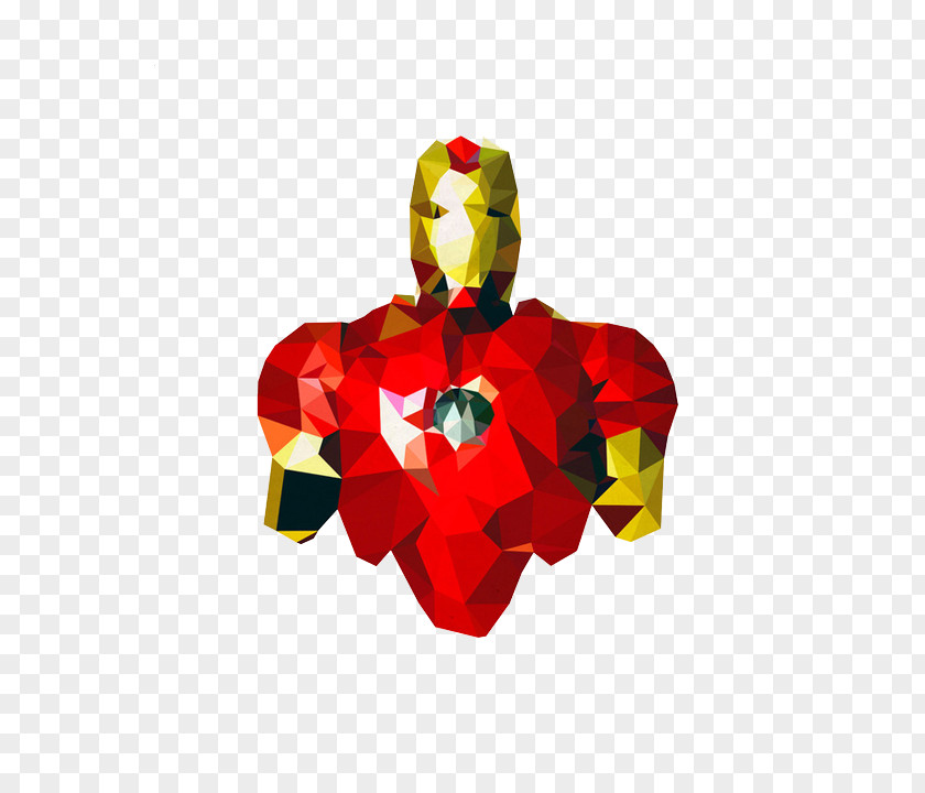 Diamond Stitching Iron Man Captain America Hulk Polygon Hero PNG