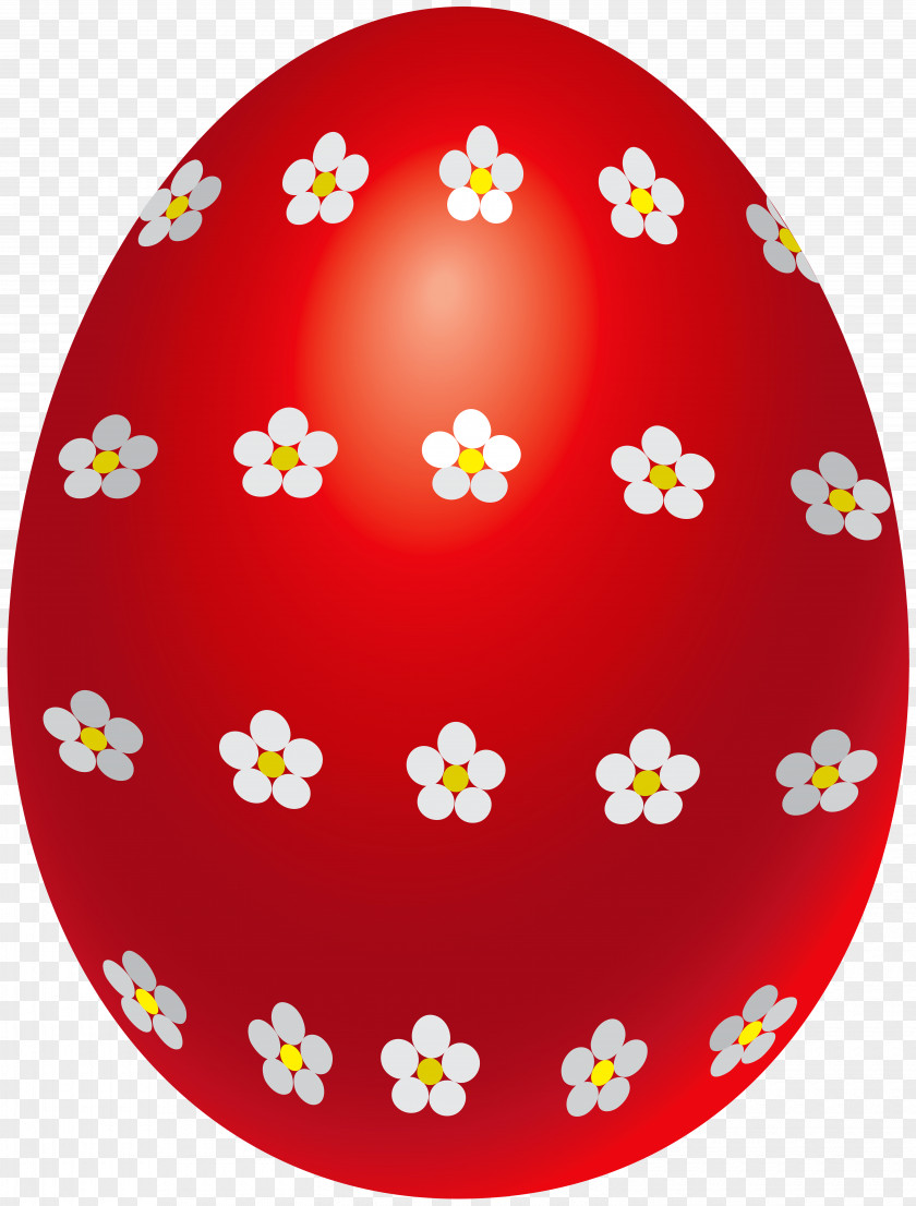 Floral Eggs Easter Egg Clip Art PNG