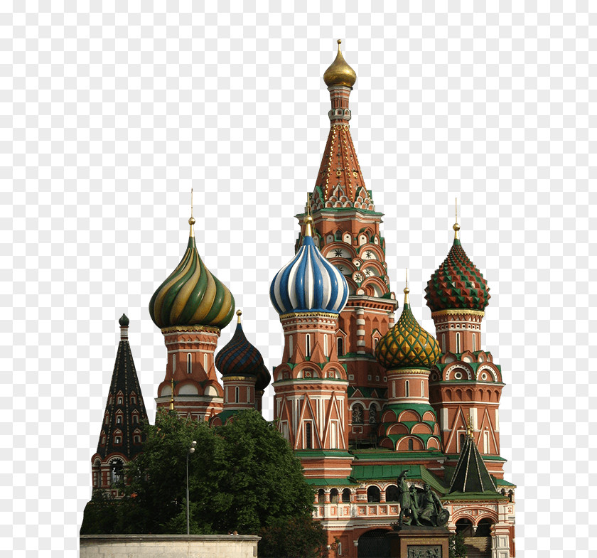 Kremlin Saint Basil's Cathedral Red Square Russian Orthodox Church Landmark PNG