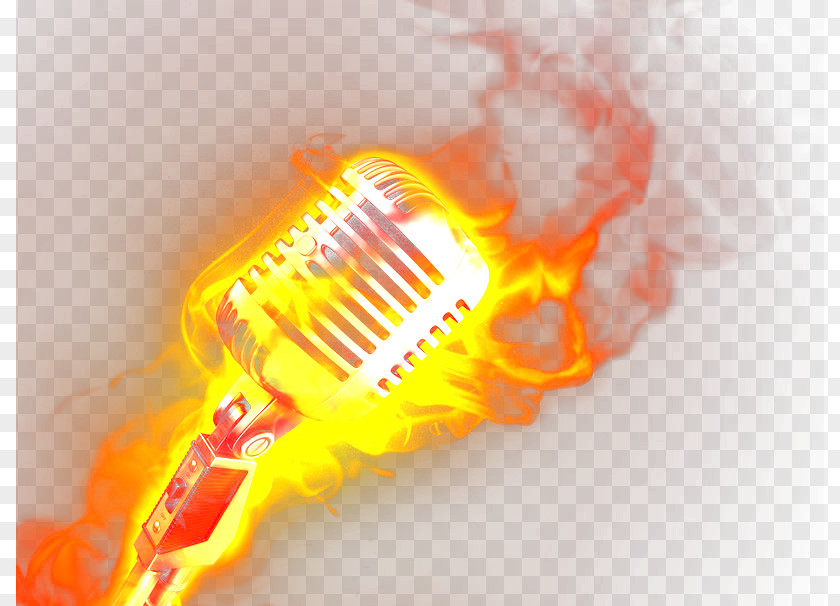 Microphone Music 4K Resolution PNG resolution , microphone, burning gray condenser microphone clipart PNG