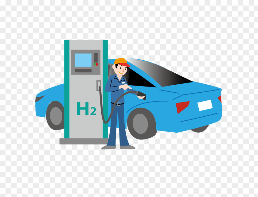 Car Hydrogen Station Fuel Energy PNG
