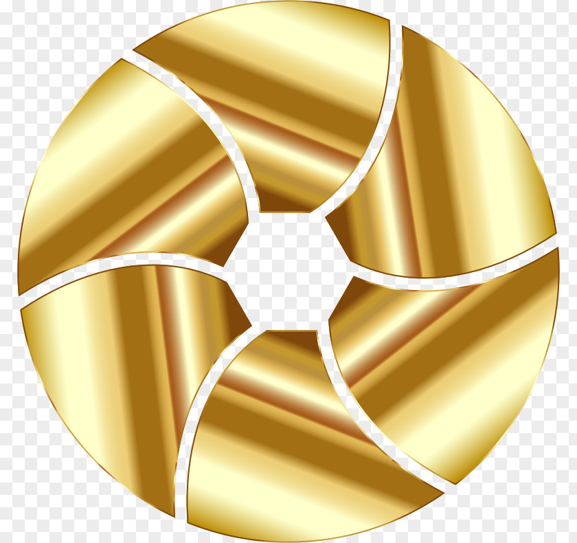 Gold Ribbons Clip Art PNG