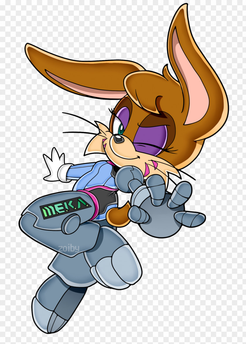 Rabbit Bunnie Rabbot Antoine D'Coolette Sonic The Hedgehog PNG