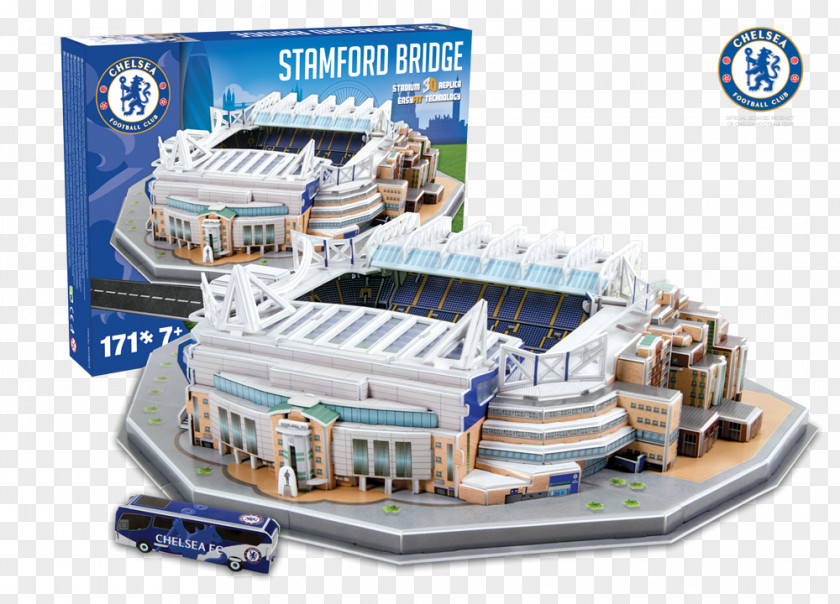 Stadium Chelsea Stamford Bridge Puzz 3D Jigsaw Puzzles F.C. PNG